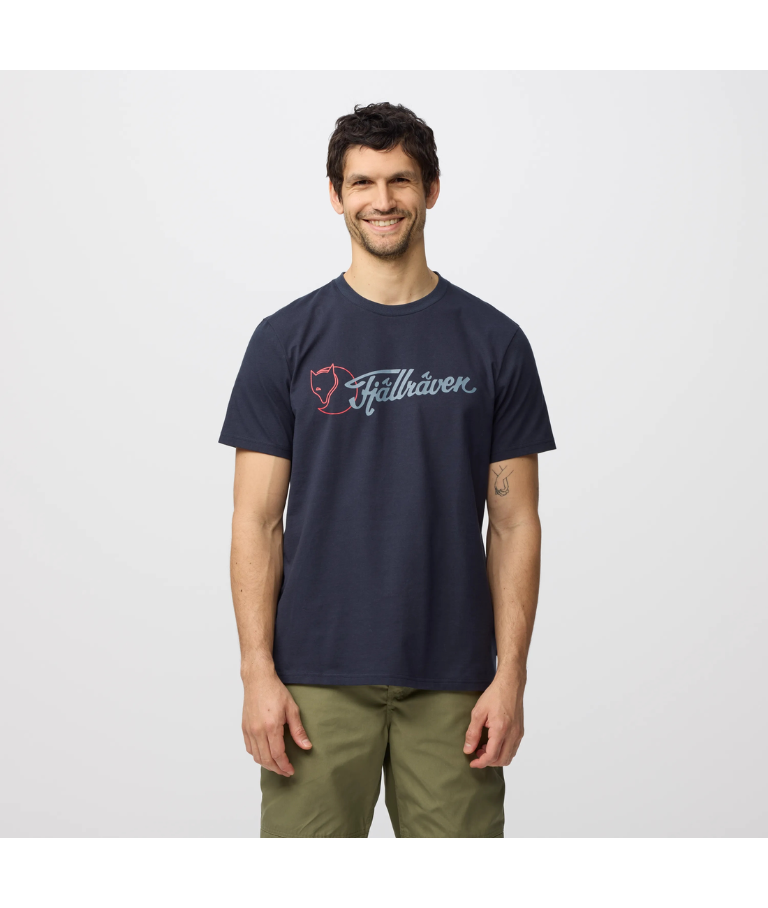 Fj�llraven Archive Logo M T-Shirt  - dark navy