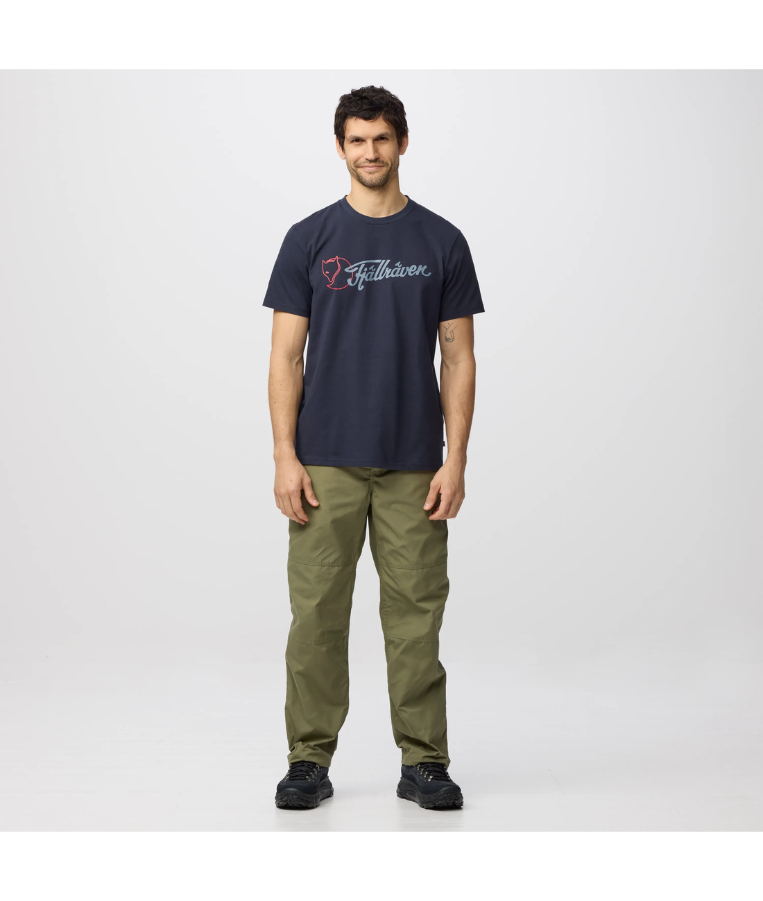 Fj�llraven Archive Logo M T-Shirt  - dark navy