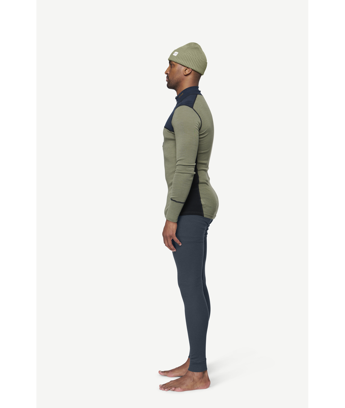 Lauparen Merino Zip Neck Man