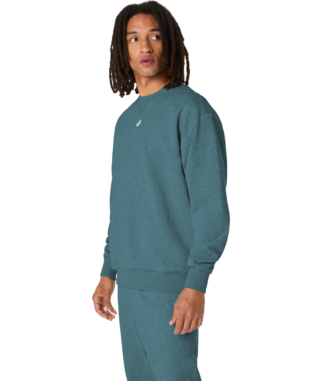 Fleece Crew-Neck Top Relaxed