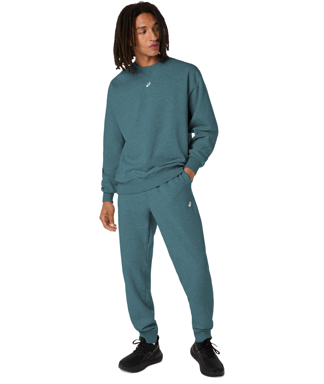 Fleece Crew-Neck Top Relaxed