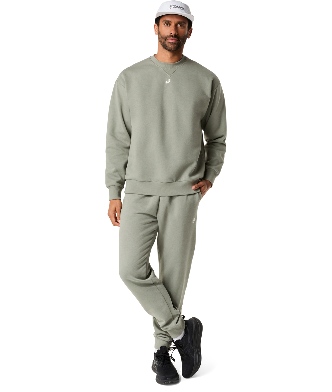 Fleece Crew-Neck Top Relaxed