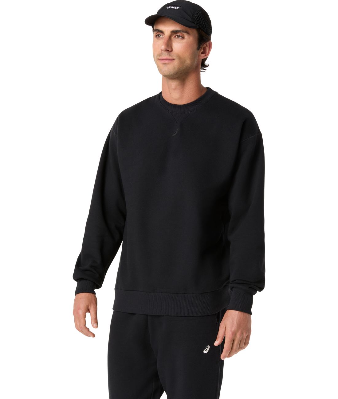 Fleece Crew-Neck Top Relaxed