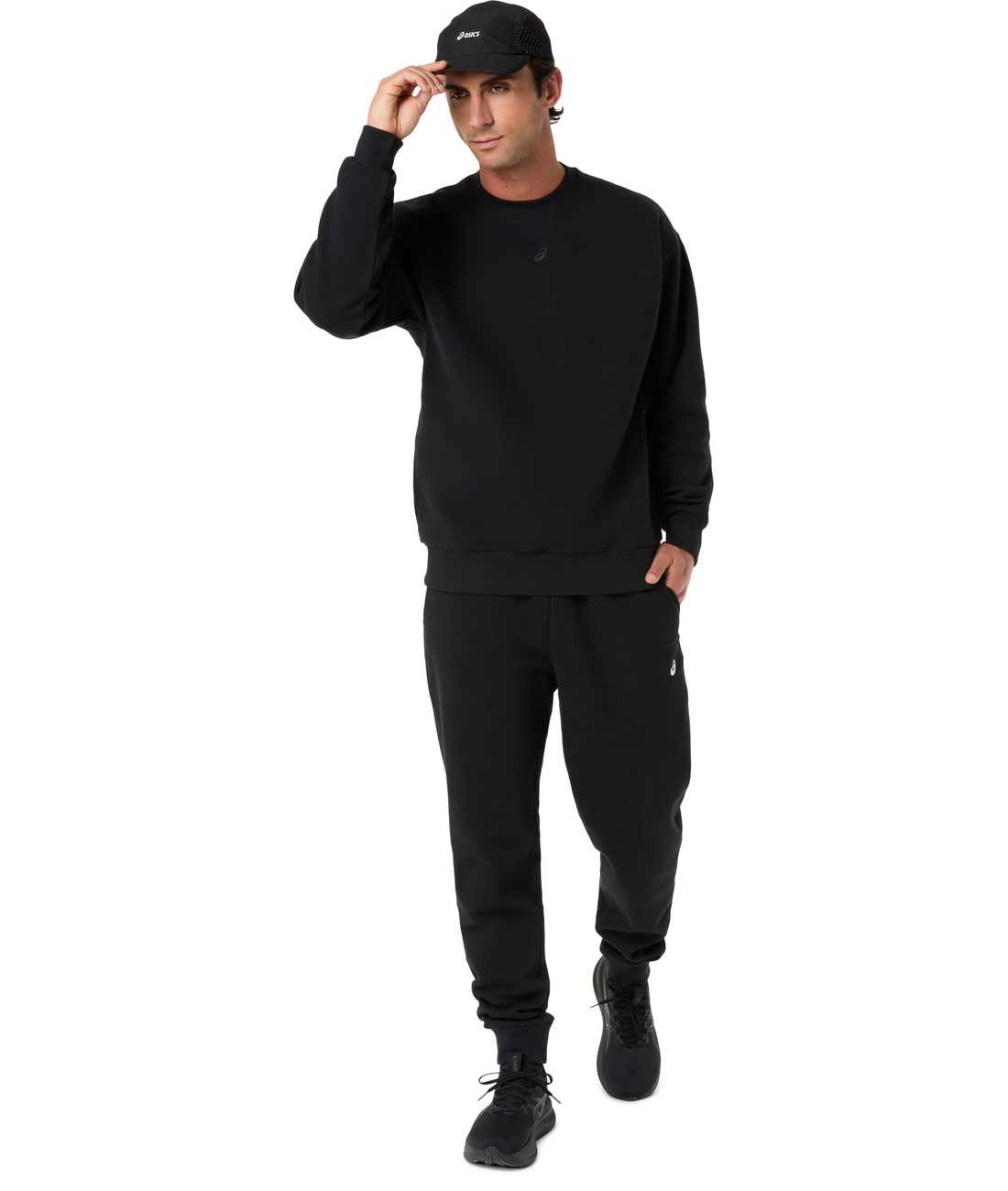 Fleece Crew-Neck Top Relaxed