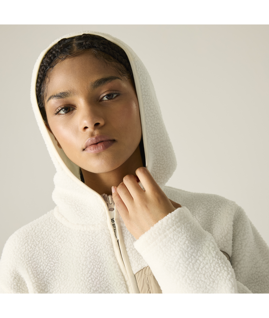 Women's Firn Hooded Borg Fleece