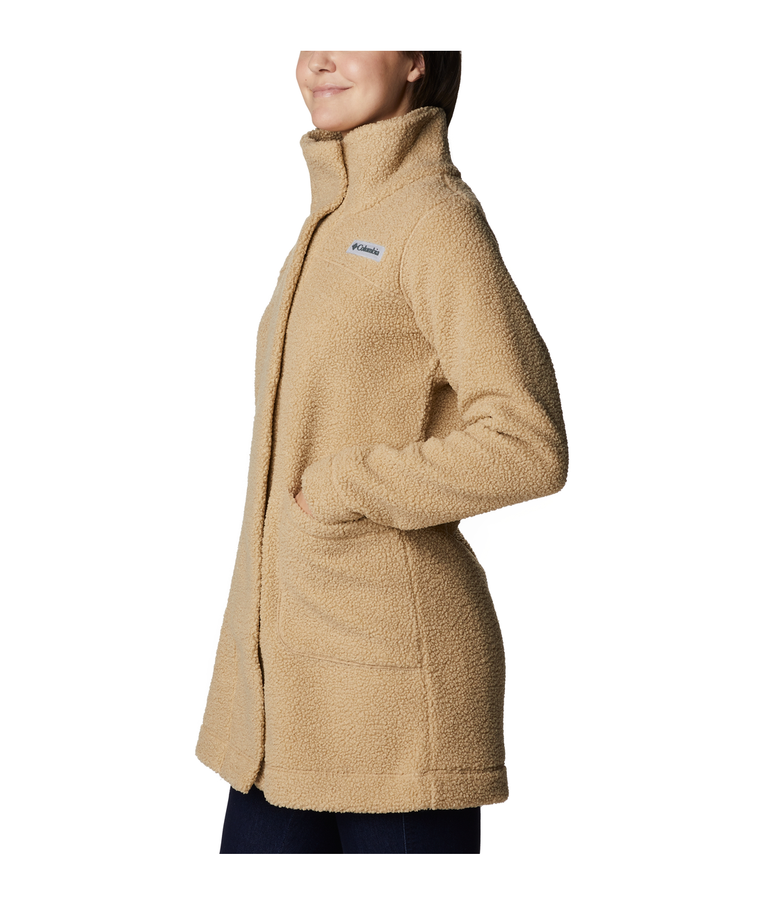 Columbia panorama long fleece jacket clearance