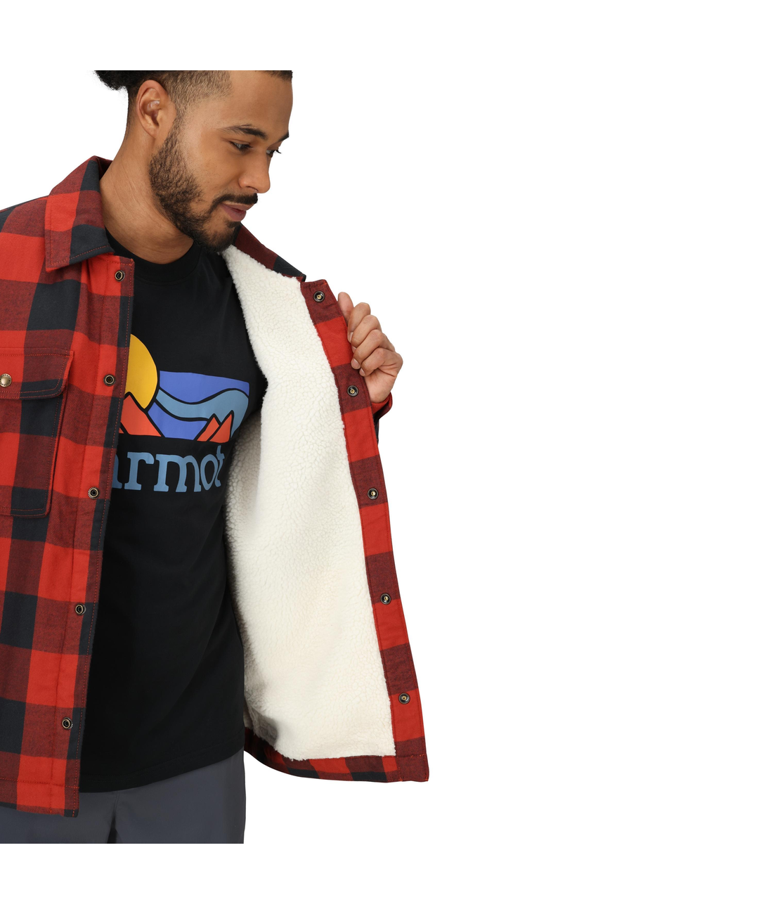 Ridgefield Sherpa Flannel&nbsp;Shirt Jacket