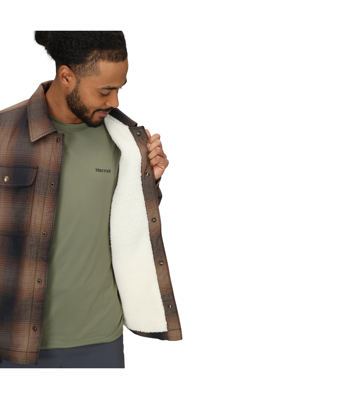 Ridgefield Sherpa Flannel&nbsp;Shirt Jacket