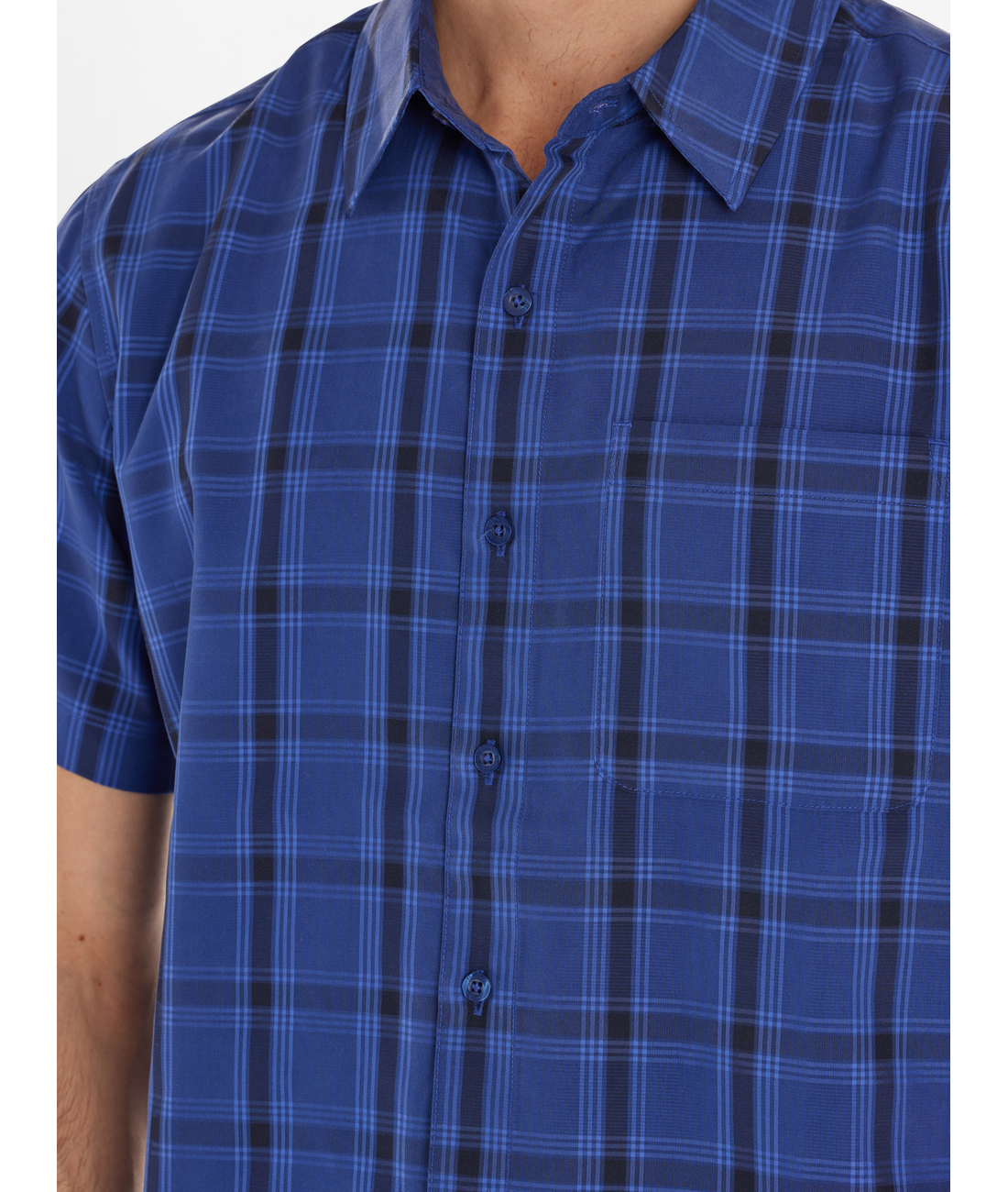 Marmot Eldridge Novelty S/S twilight oliver plaid