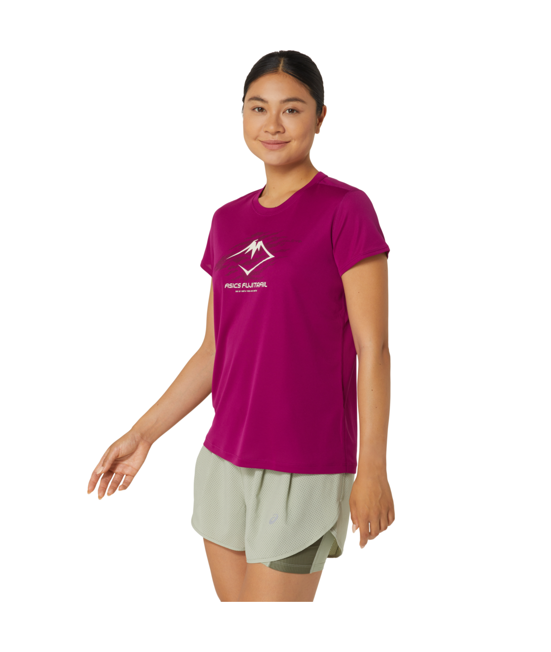 Fujitrail Logo S/S Top - Damenmodell Bild 2
