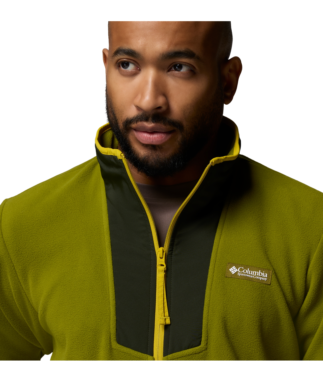 Columbia SequoiaGroove 1/2 Zip mossy green/greenscape Herrenmodell