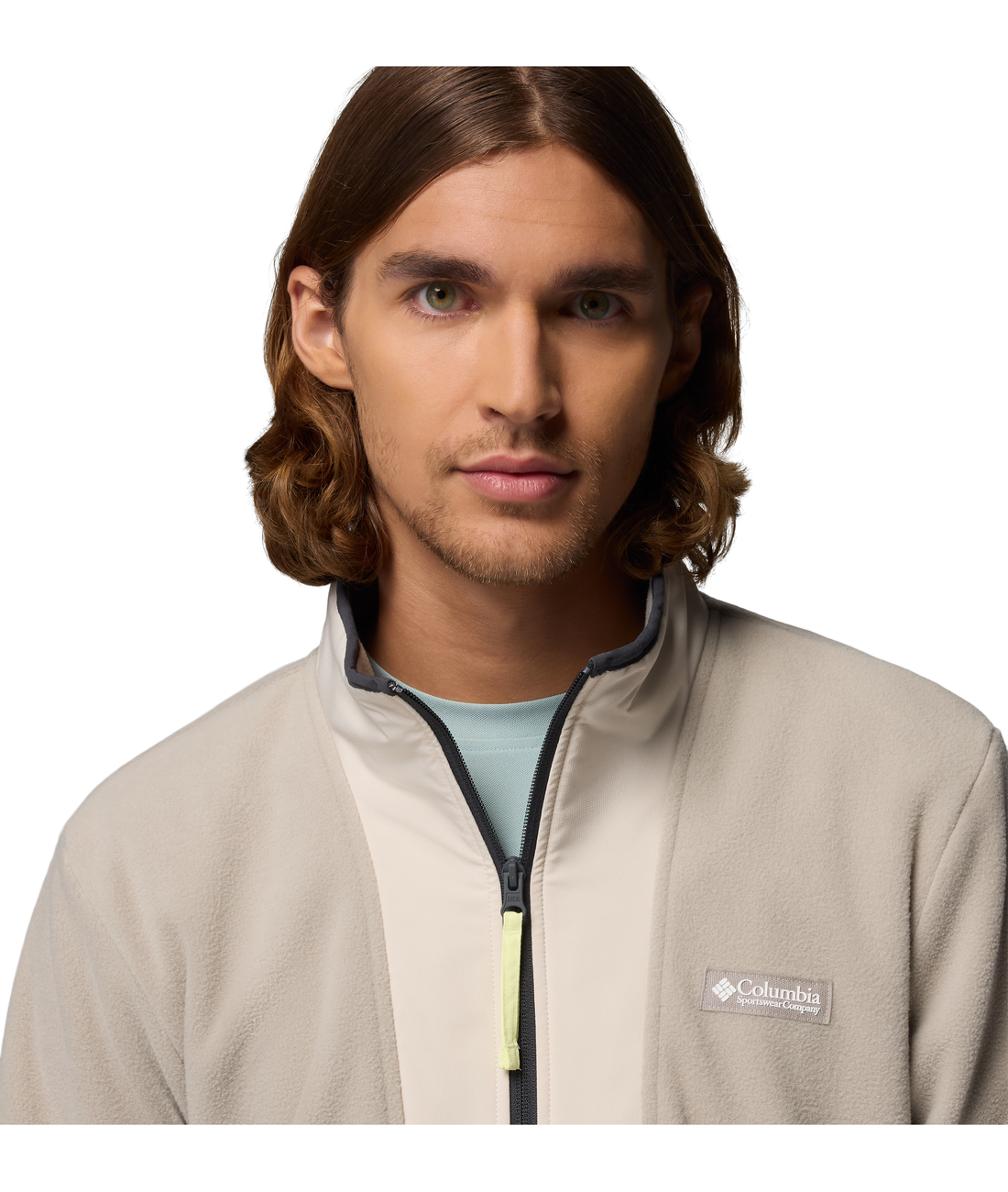 Columbia SequoiaGroove 1/2 Zip mossy green/greenscape Herrenmodell