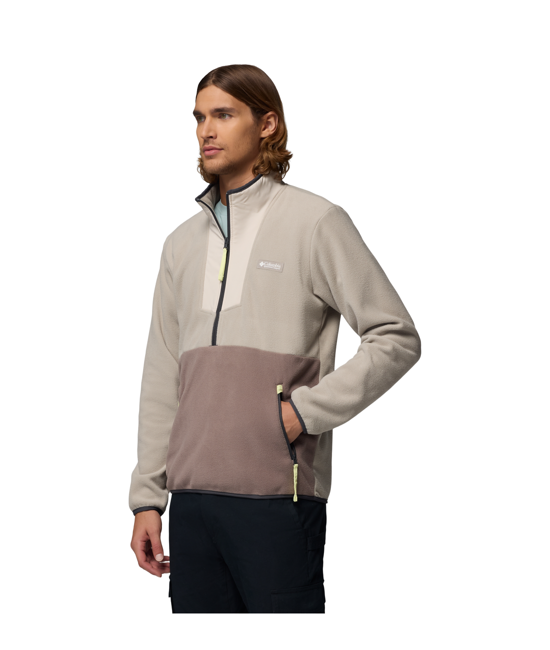 Columbia SequoiaGroove 1/2 Zip mossy green/greenscape Herrenmodell