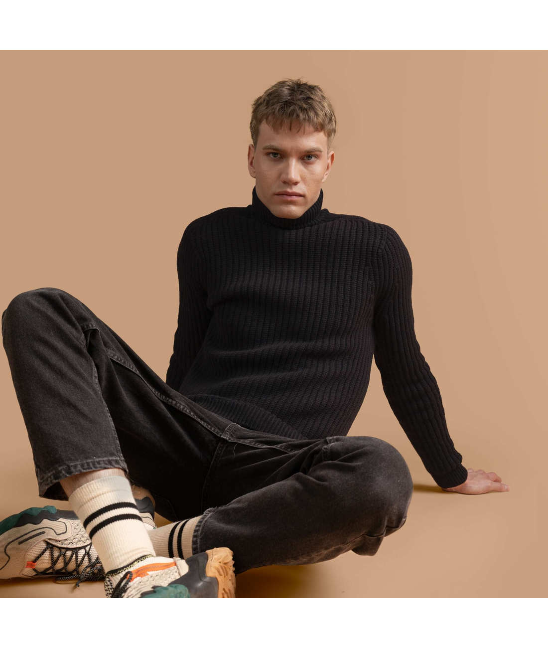 Hehku Merino Turtleneck Sweater Men