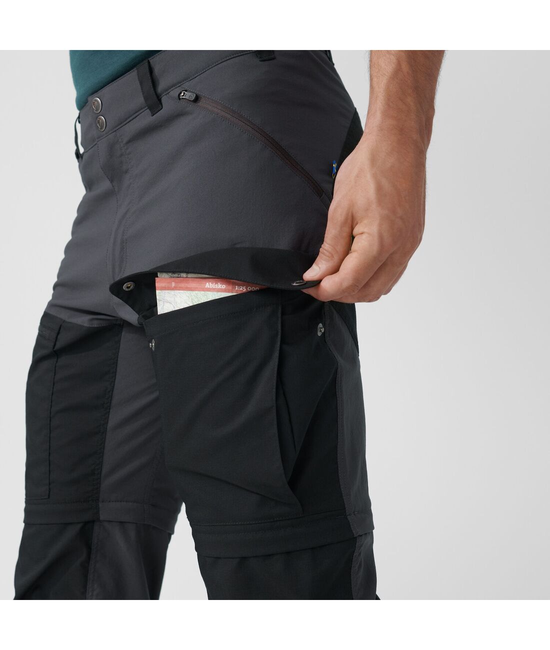 Abisko Midsummer Zip Off Trousers M