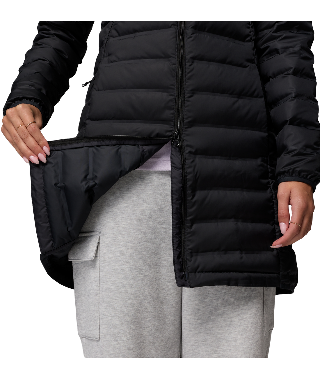 Lake 22 II Down Long Hooded Jacket