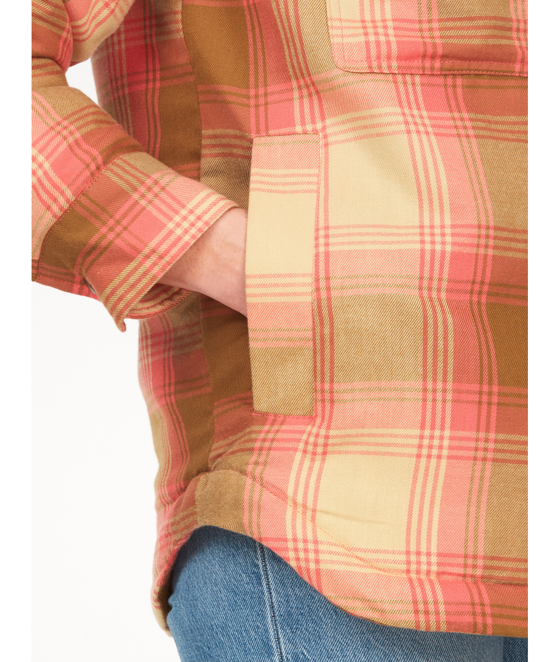 Wm's Ridgefield Sherpa Lined Flannel Jacket