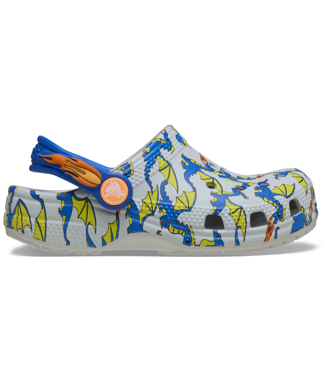 Classic Dragon Graphic Clog Kids