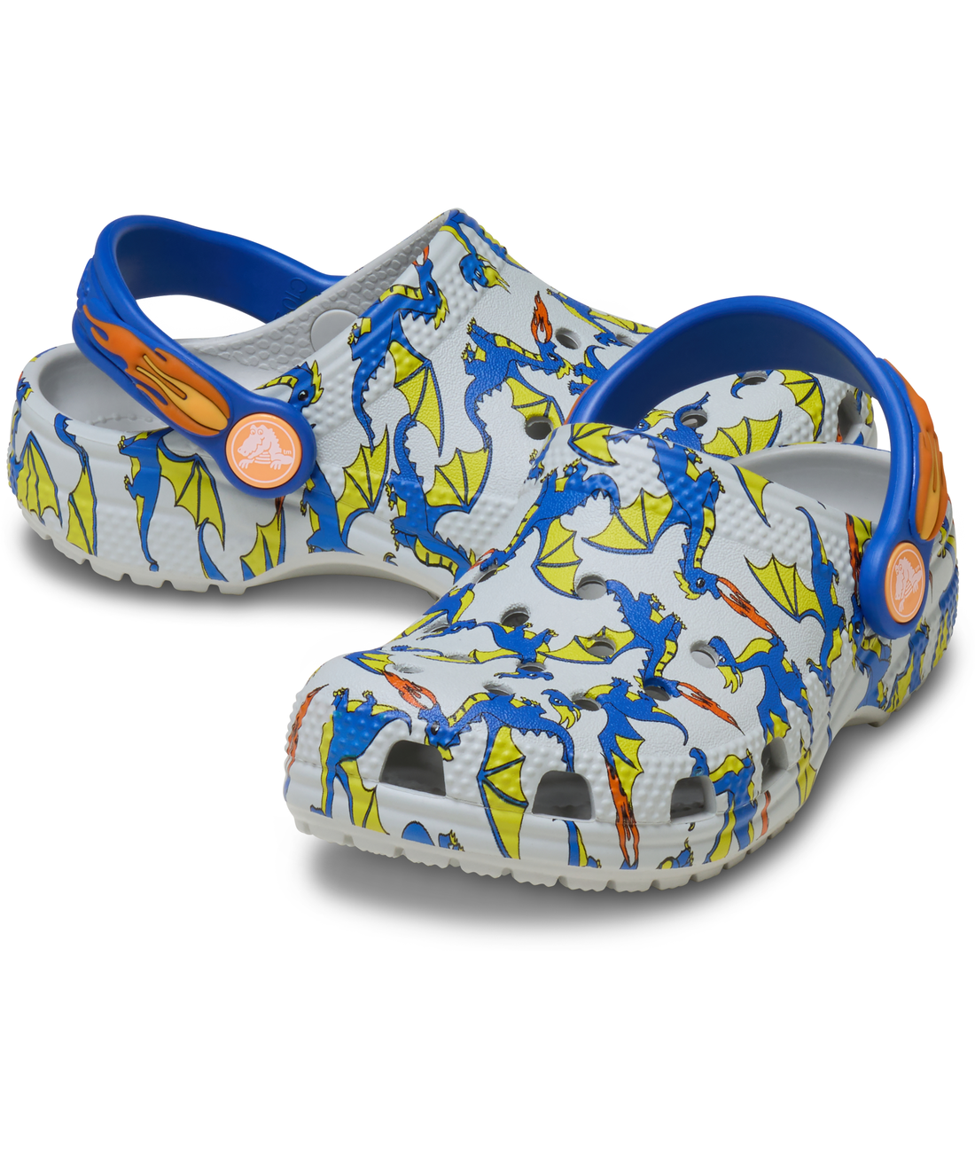 Classic Dragon Graphic Clog Kids