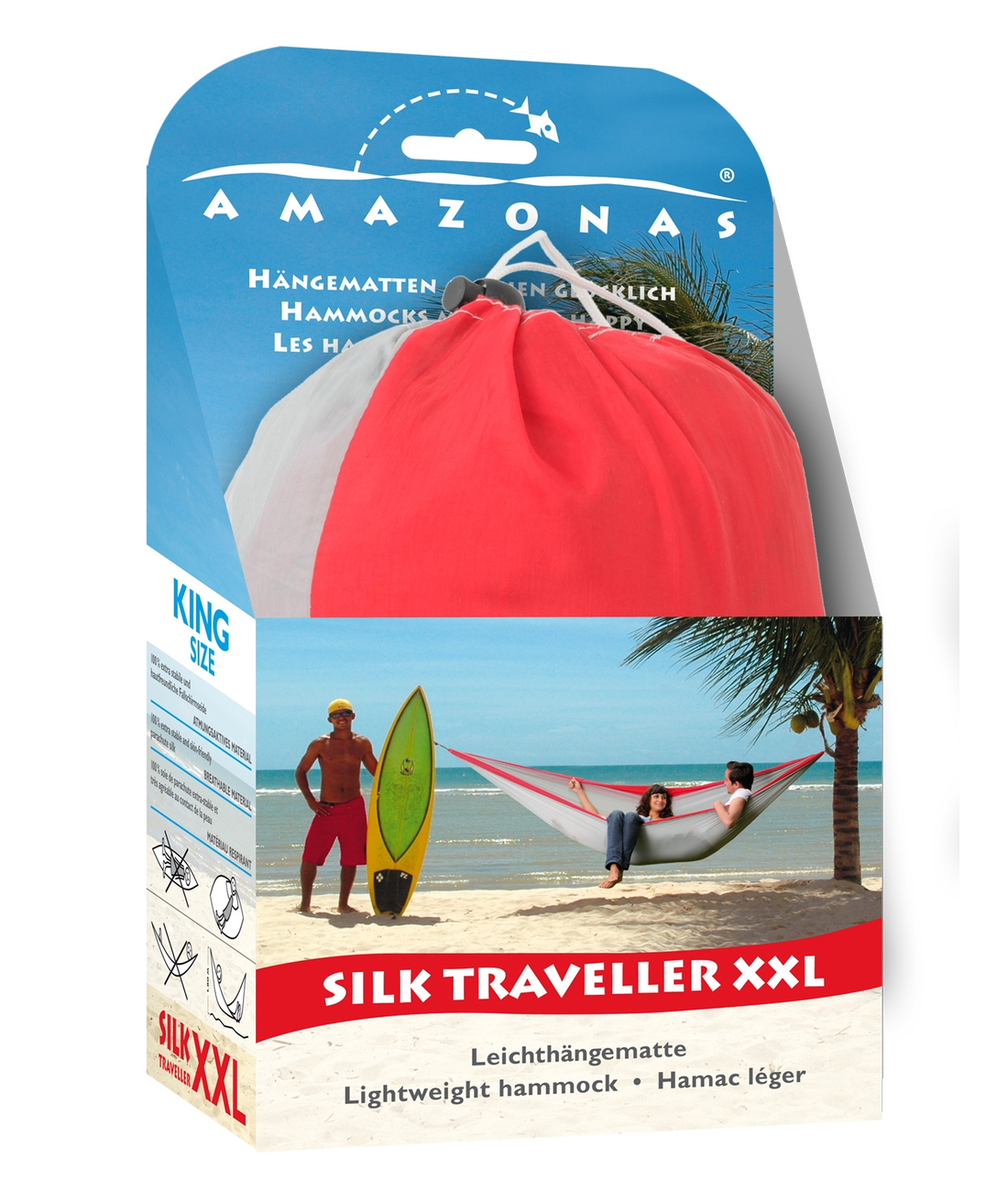 Leichthngematte Silk Traveller XXL