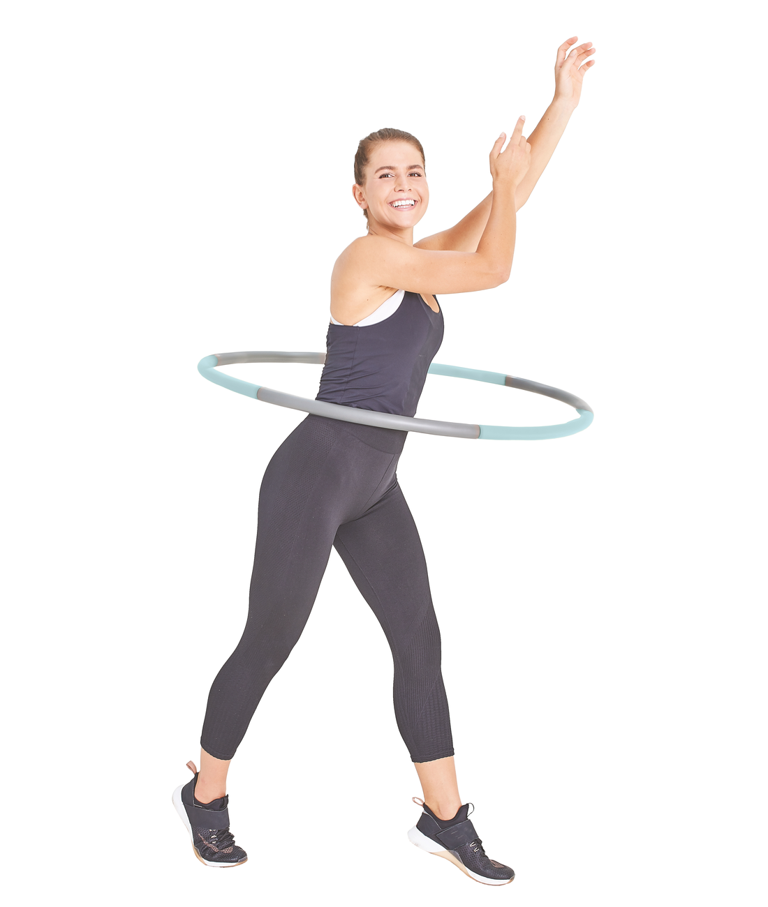 Fitness-Hoop mit Massagewellen