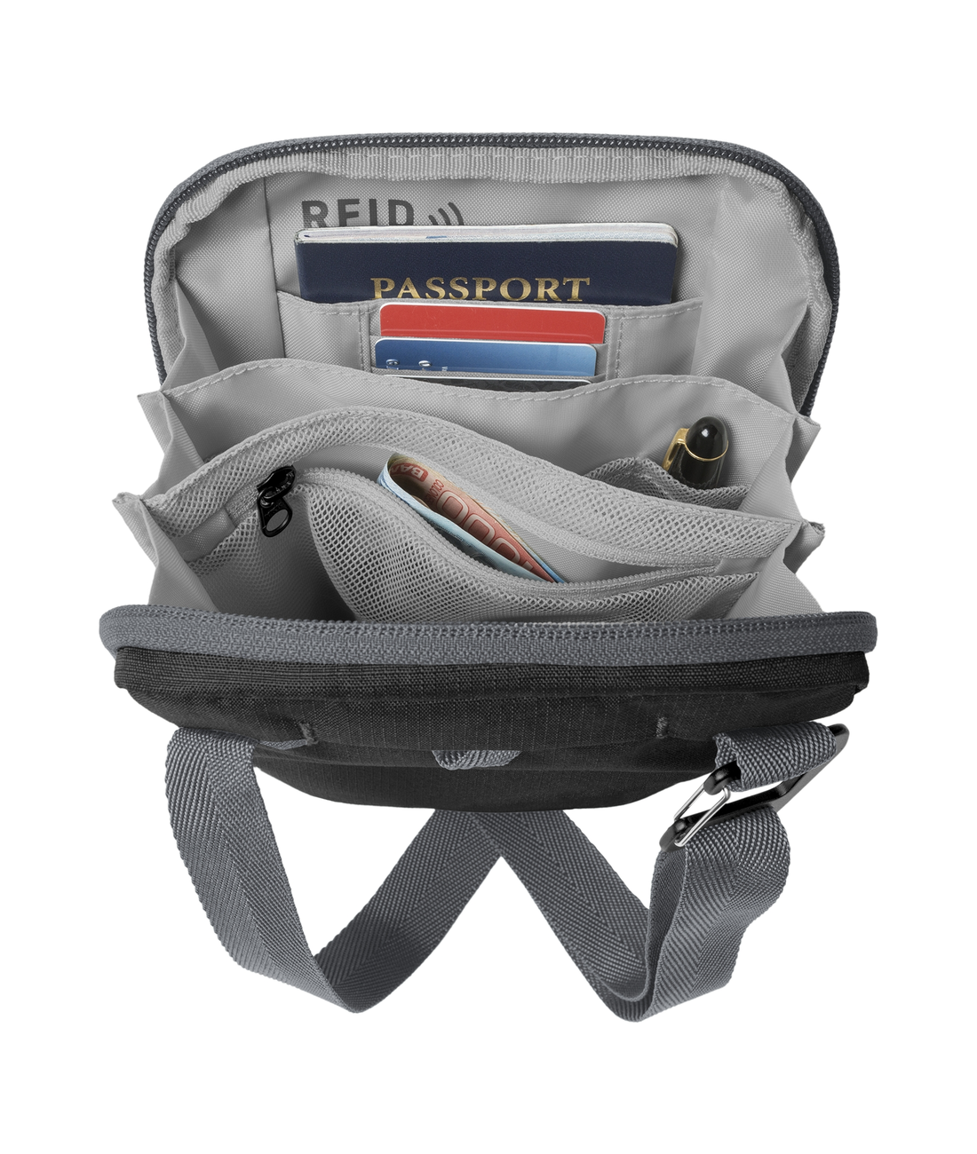 Stash RFID Crossbody Bag