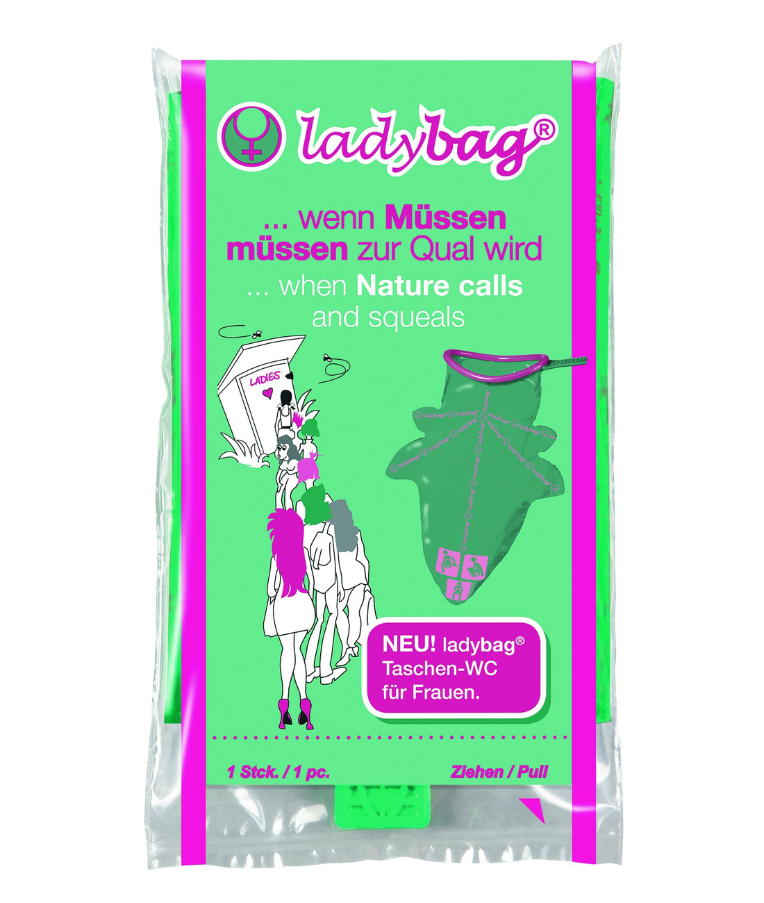 Ladybag Taschen-WC fr Frauen