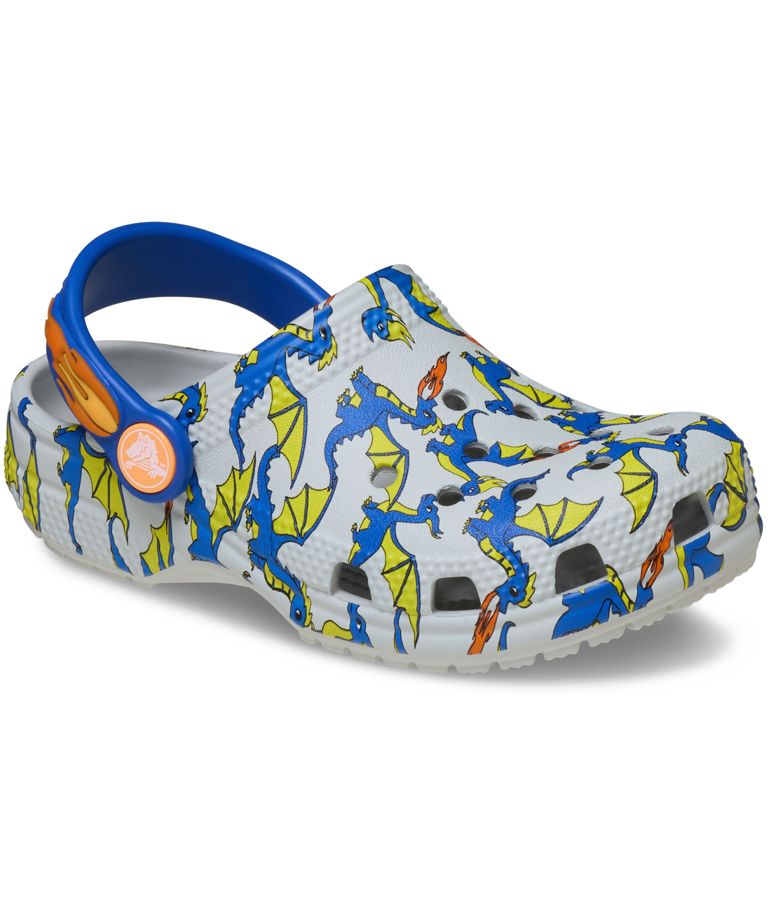 Classic Dragon Graphic Clog Kids