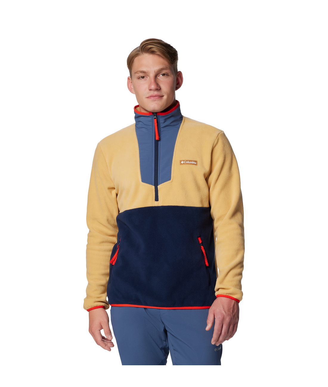 Columbia SequoiaGroove 1/2 Zip mossy green/greenscape Herrenmodell