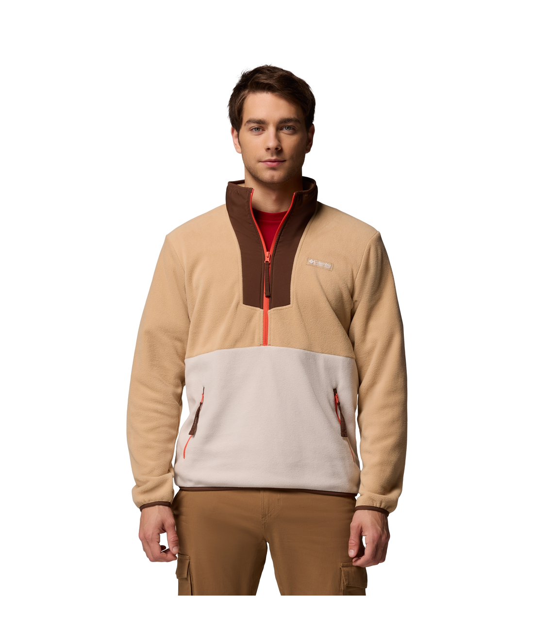 Columbia SequoiaGroove 1/2 Zip mossy green/greenscape Herrenmodell