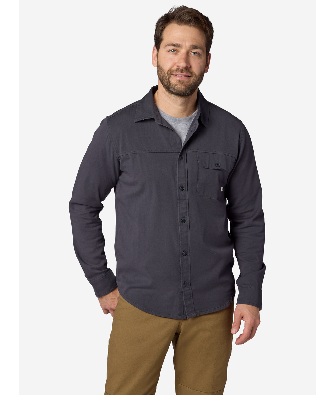 Hidden Peak Twill Button Down LS