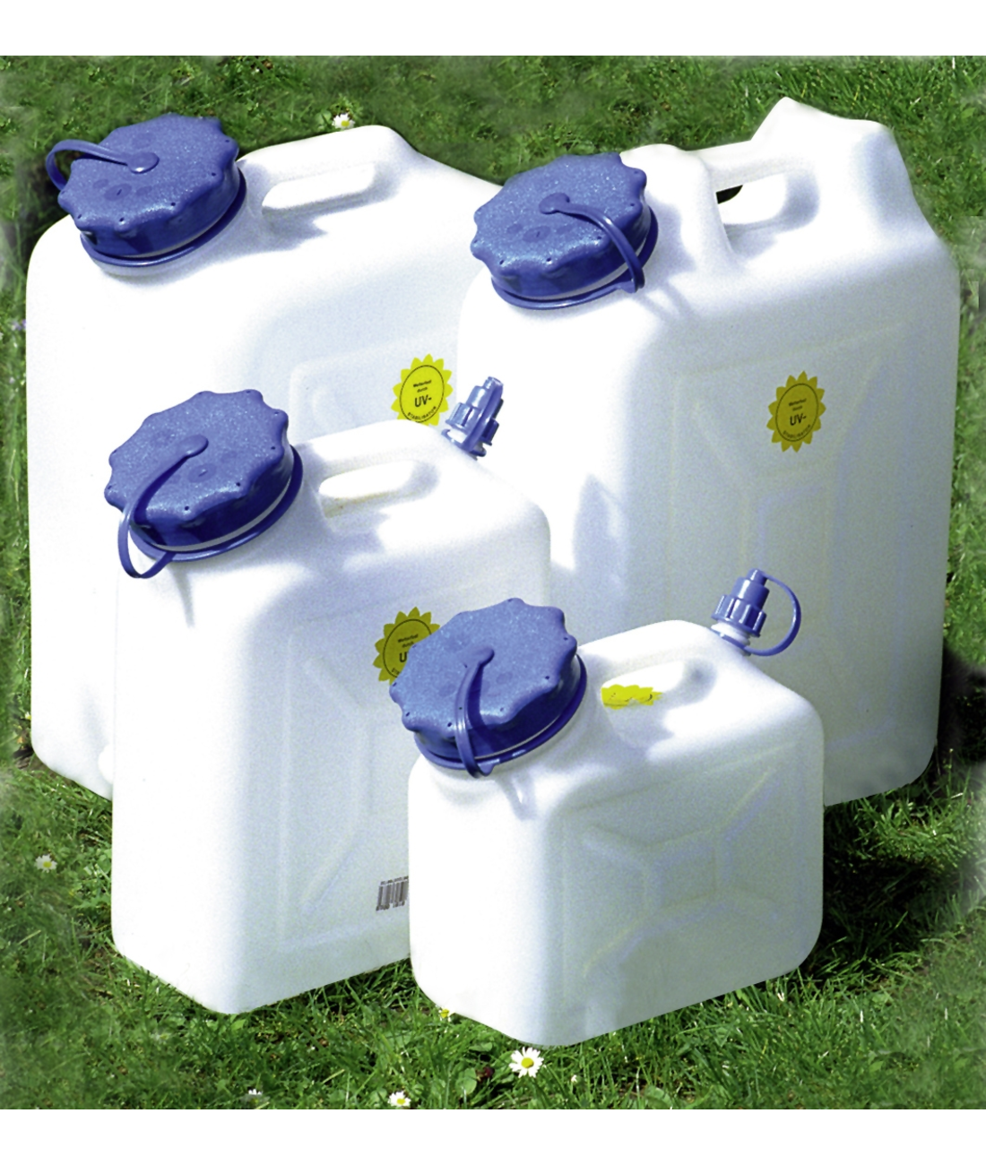 Wasserkanister Weithals mit Verschlussdepot - 13 l - inkl. Zurrgurt, Wasserkanister, Wasser, Sanitär, Campingtoilette, Camping-Shop