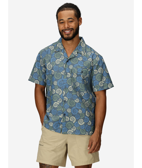 AirExchange UPF 40 Camp Novelty S/S Shirt
