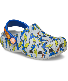 Classic Dragon Graphic Clog Kids