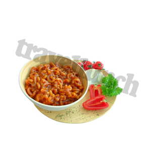 Nudeln mit Rindfleisch/Paprika