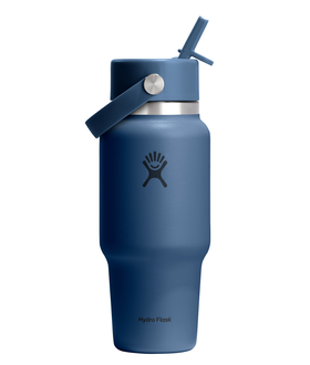 Wide Mouth Travel Bottle with Flex Straw Cap 24 oz (710 ml)