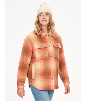 Wm's Ridgefield Sherpa Lined Flannel Jacket