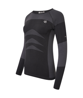 dare2b IntheZone III L/S Women black/black