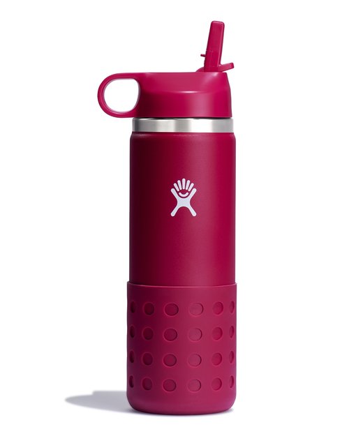 Kids Wide Mouth with Straw Lid and Boot 20 (591 ml)