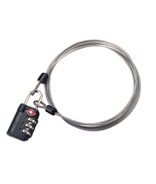 TSA 3-Dial Lock & cable