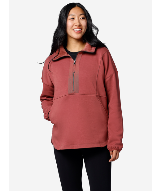 Wm's Hideaway Plush 1/2 Zip Hoody