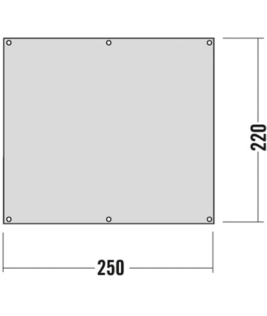 Zeltunterlage 250 x 220 cm